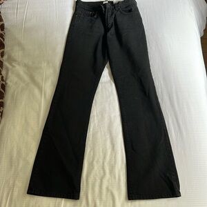 Lucky Brand flared black jeans